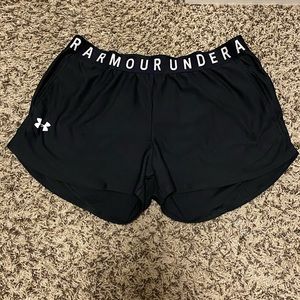 Under Armour Play up 3.0 shorts. Med. Black.